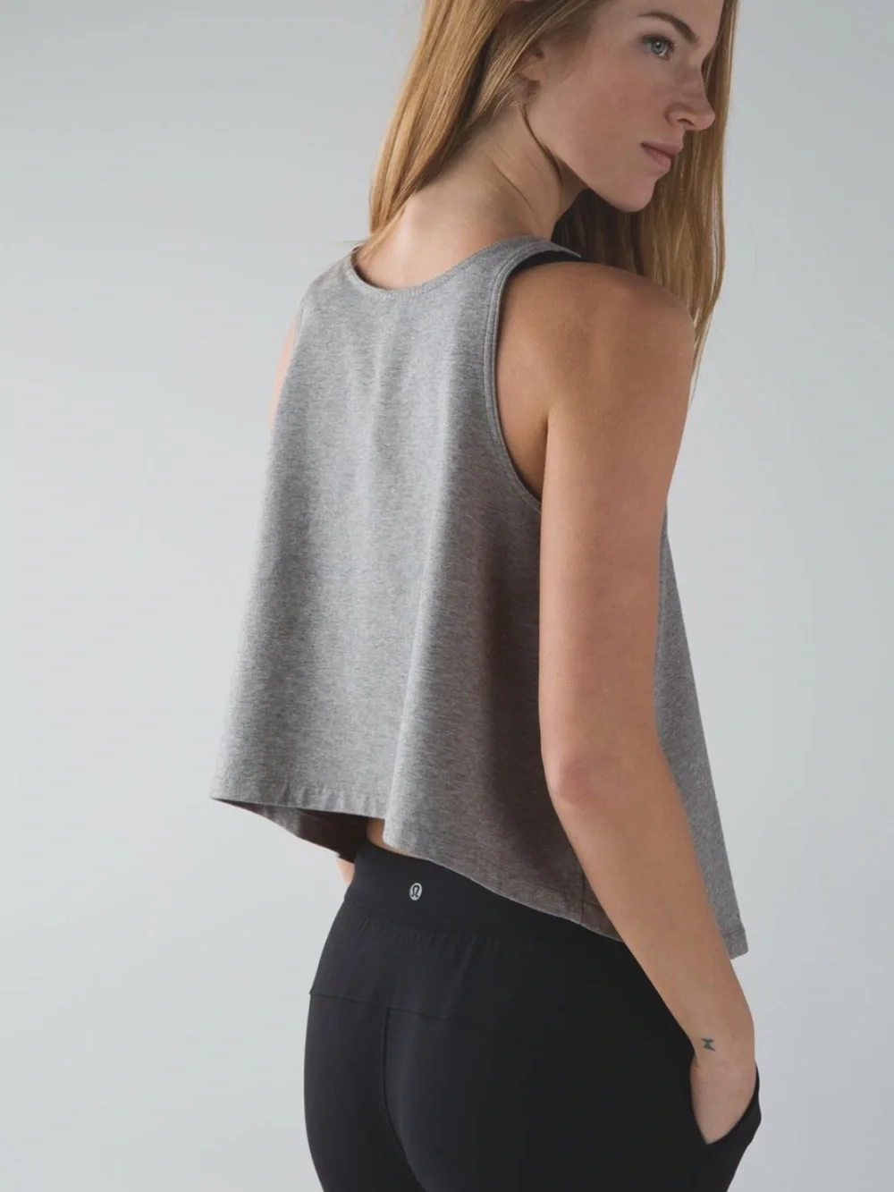 Lululemon Blissed Out Tank Heathered Medium Grey
